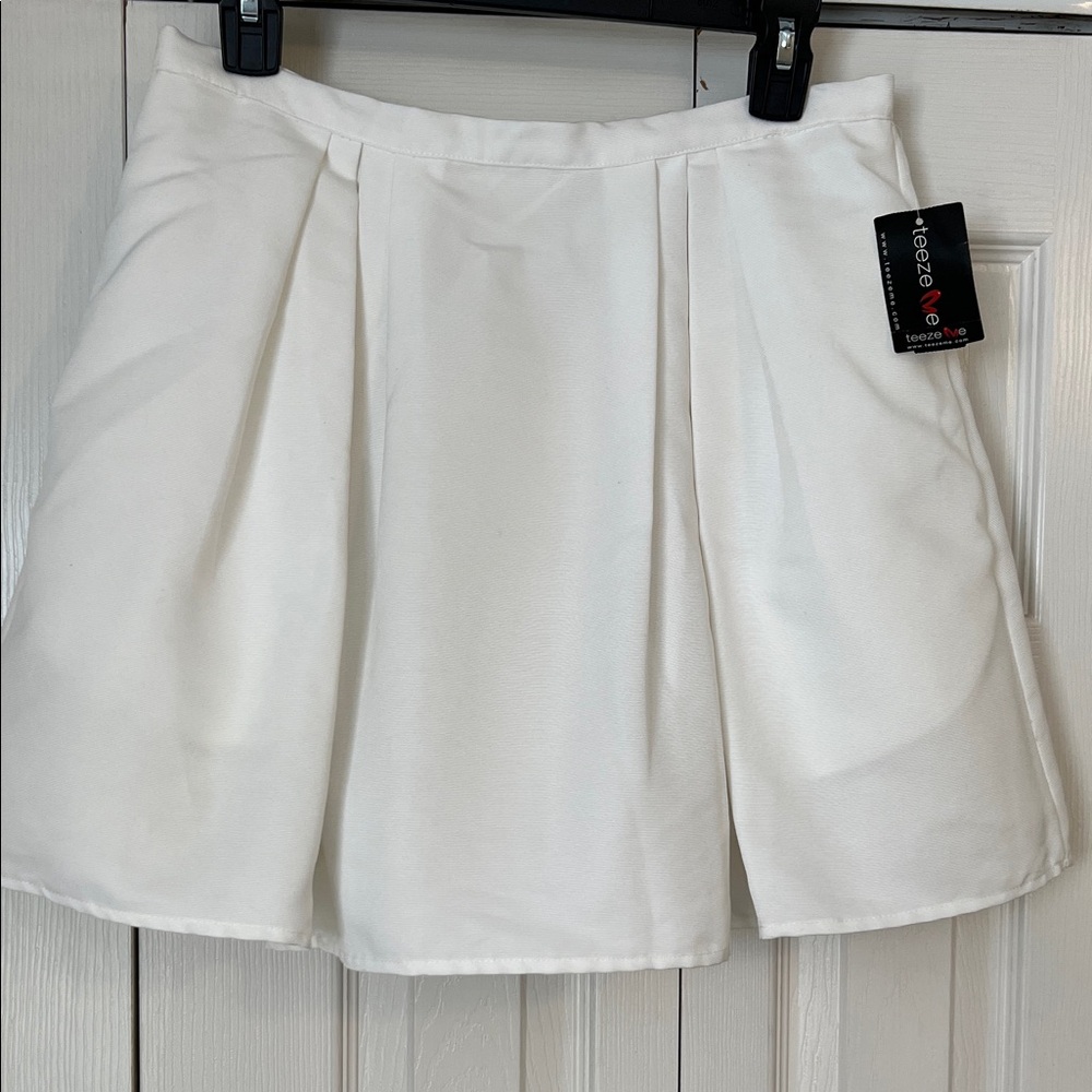 Teeze Me White Party Skirt